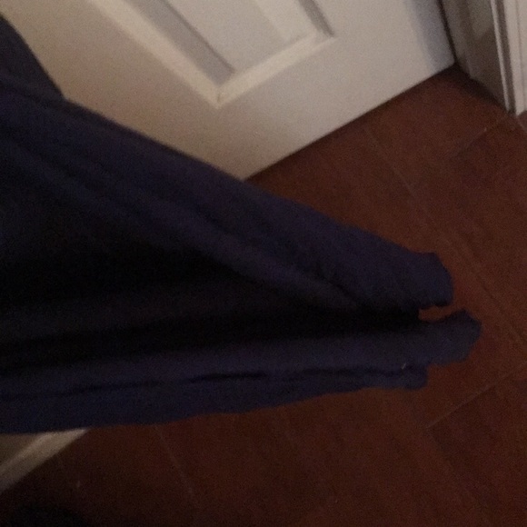 Cedar Tree navy blue long dress size medium straps - Picture 6 of 8